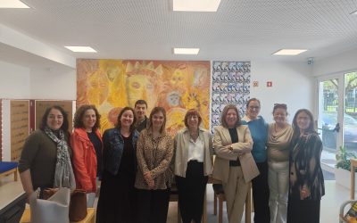 Coordenadora Nacional da RBE visitou as bibliotecas do AEV